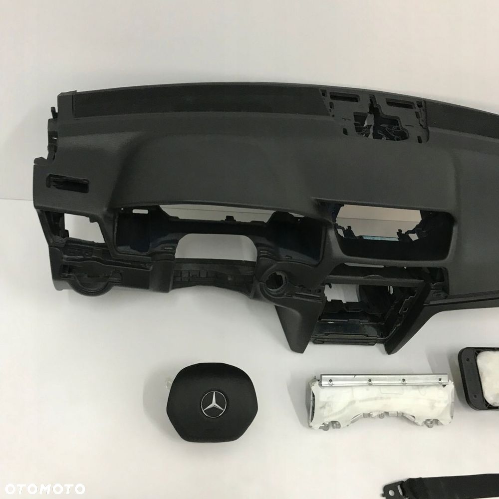 MERCEDES W207 DESKA ROZDZIELCZA KONSOLA KOKPIT PULPIT PODUSZKI AIRBAG AIR BAG PASY KIT SET - 2