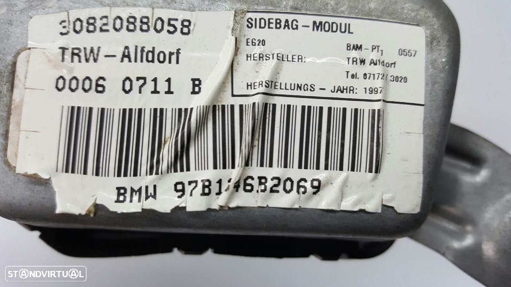 AIRBAG DA PORTA DIANTEIRA ESQUERDA BMW SERIE 5 BERLINA (E39) 2.5 24V TURBODIESEL... - 5