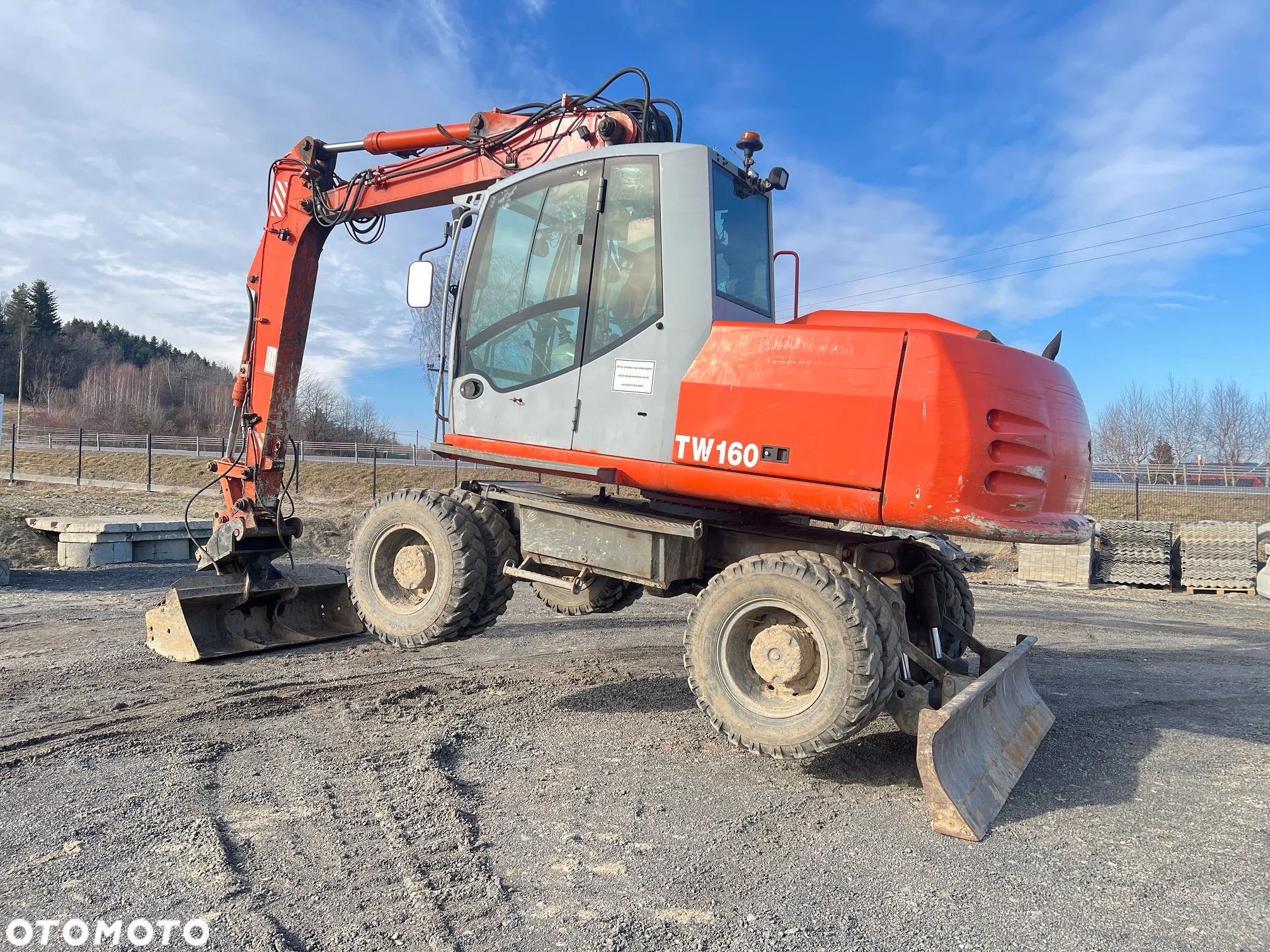 Terex TW160 * Koparka Kołowa Terex TW 160 * 18 Ton * Klimatyzacja * Stan Bardzo Dobry * - 9