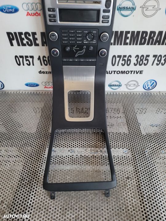 Consola Centrala Modul Comenzi Panou Clima Radio CD Navi Volvo V70 XC70 S80 II An 2007-2012 - 3
