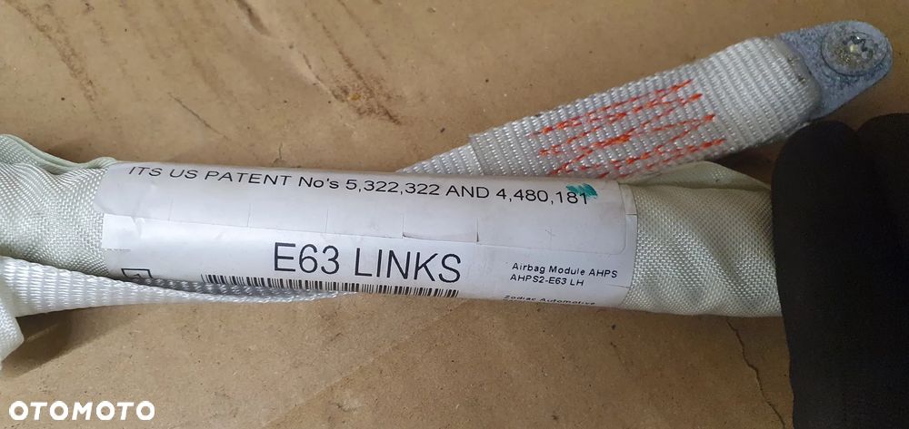 Kurtyna airbag boczna lewa BMW 6 E63 5322322 4480181 - 6