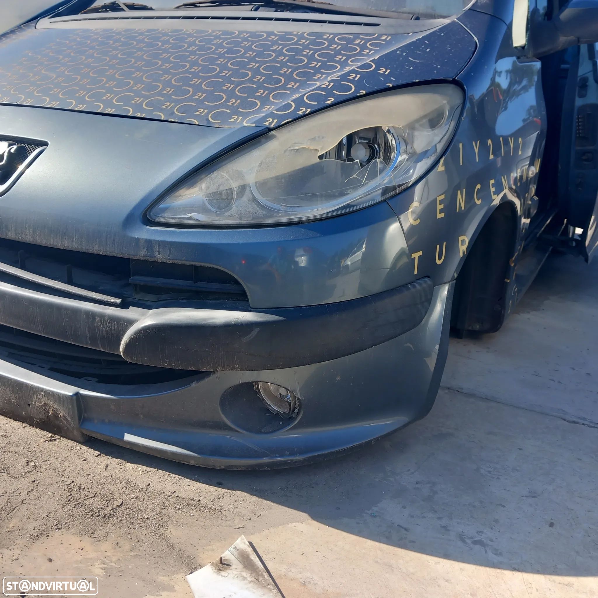 Frente completa sem airbags peugeot 1007 - 1