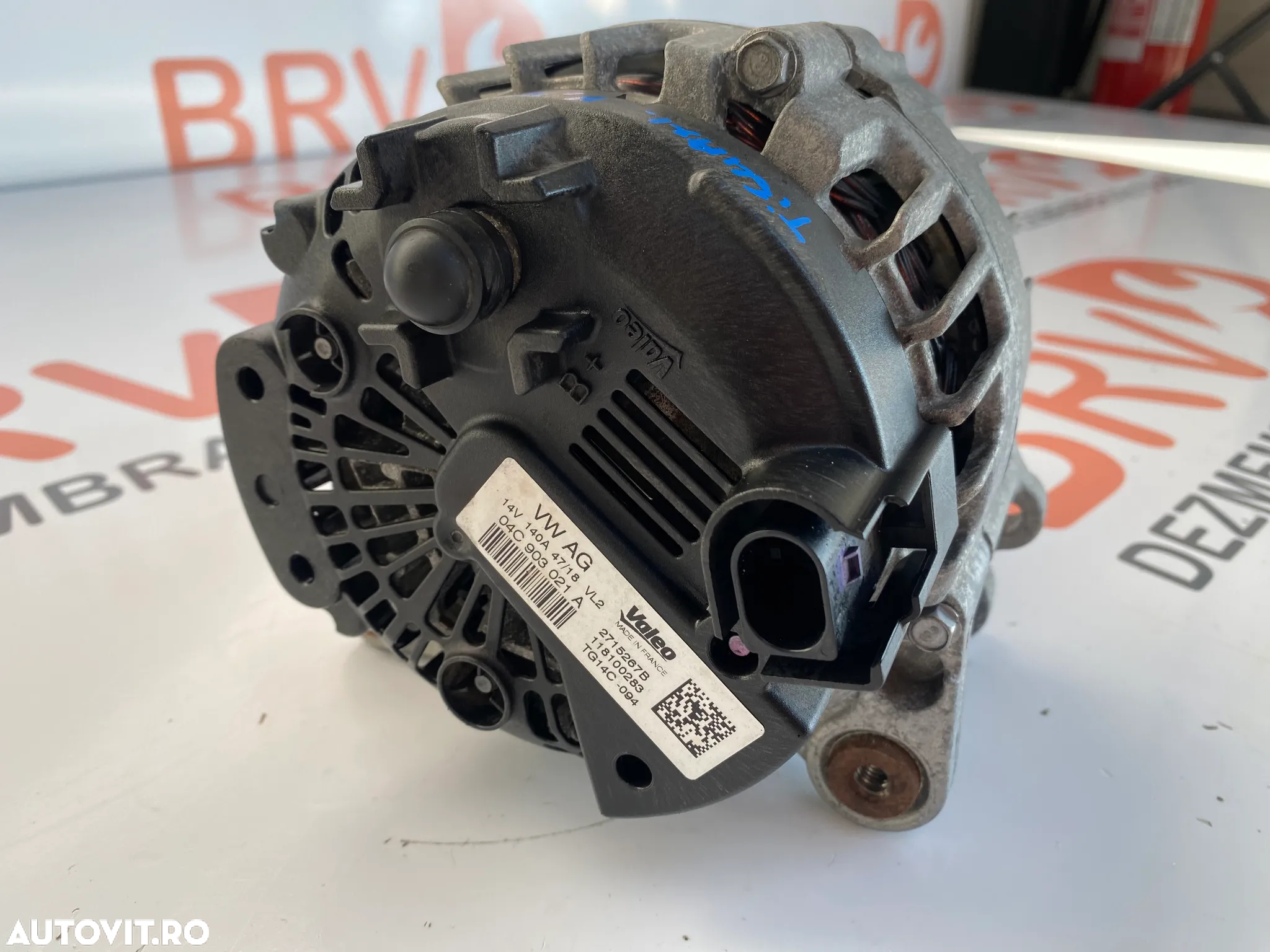 Alternator cod motor DAD / DPB (MK8) Vw tiguan / vw Golf 8 / Audi A3 / Skoda / Seat 1.5 tfsi motorizare - 4