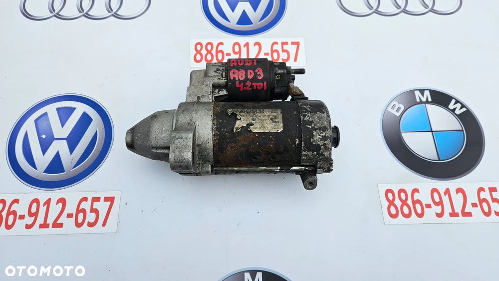 Audi A8 D3 LIFT 4.2 TDI BVN Rozrusznik 057911023E BOSCH