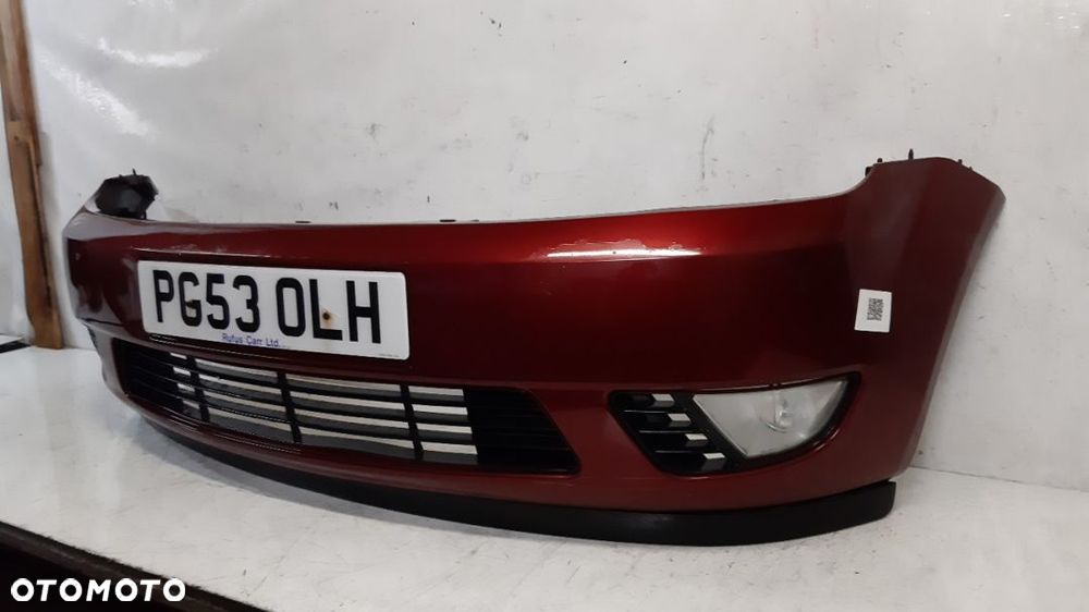} ZDERZAK PRZÓD PRZEDNI DO FORD FIESTA MK6 6 VI BORDO BORDOWY HALOGENY - 2