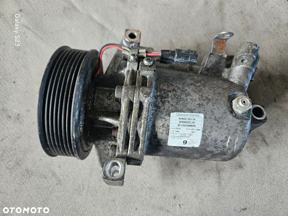 Sprężarka pompa kompresor klimatyzacji Nissan Pulsar Juke F15 1,2 DIG-T 926003ZL1A - 1