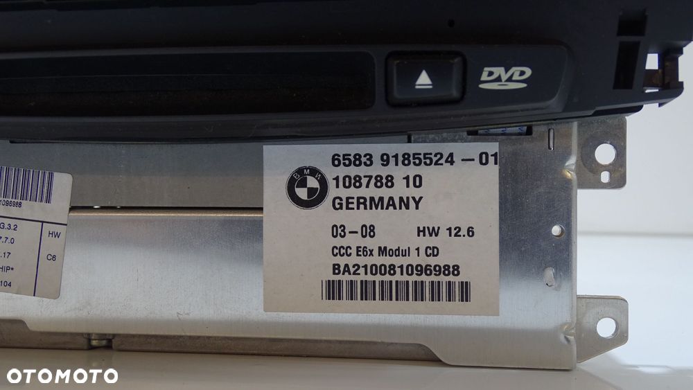 RADIO CCC NAWIGACJIA BMW E60 E61 OE 9151978 (46422863) - 2
