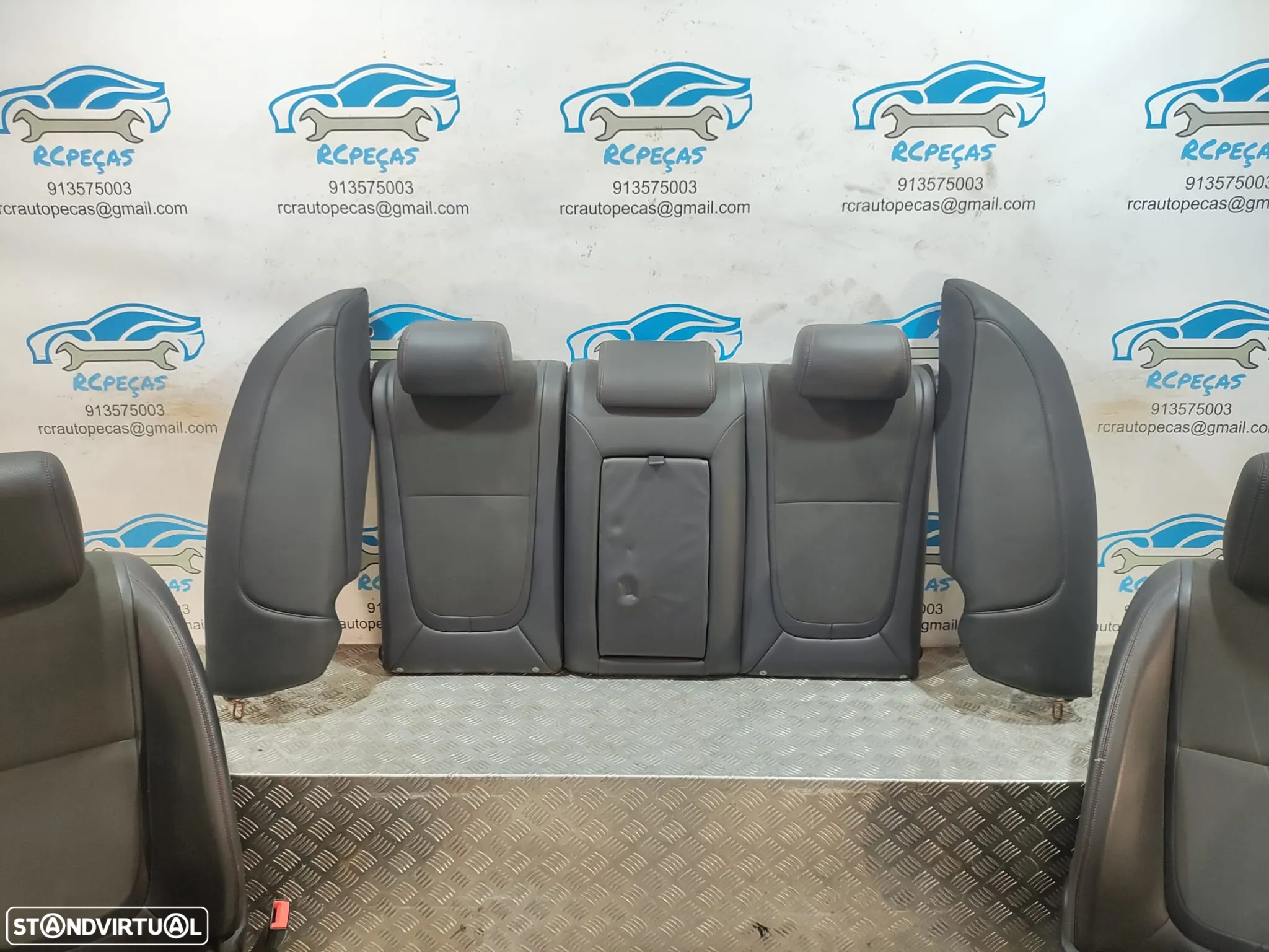Conjunto Bancos em Pele Elétricos Jaguar XF X250 - 12