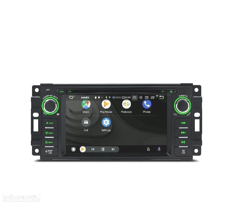 AUTO RADIO GPS ANDROID 11 PARA JEEP DODGE CHRYSLER - 3
