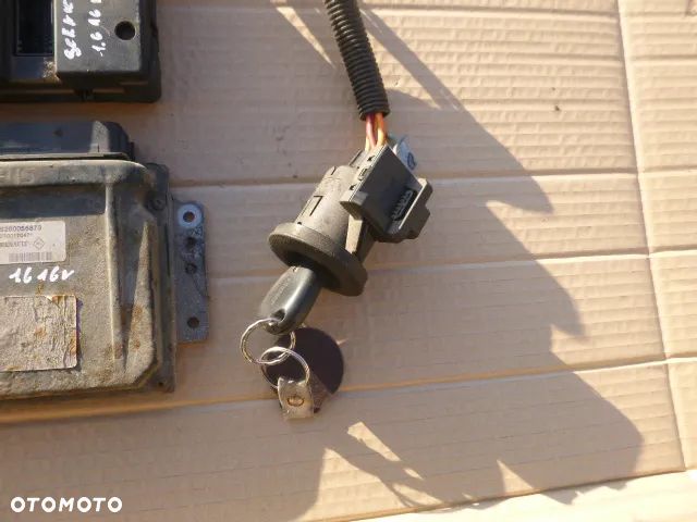 ZESTAW STARTOWY KOMPUTER STACYJKA CZYTNIK BSI RENAULT SCENIC I LIFT 1.6 16V 99-02 - 4