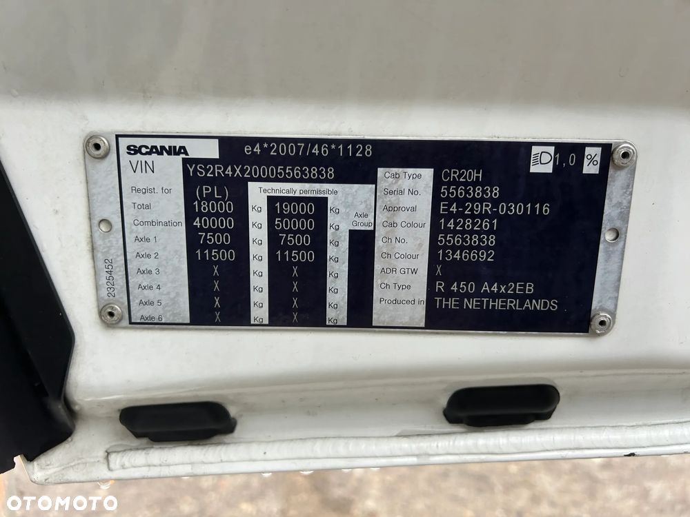 Scania R450 MEGA + KASSBOHRER 2022 ROK / MEGA ZESTAW / ZBIORNIKI 1200 L / RETARDER / KLIMA POSTOJOWA / TACHOGRAF NOWEJ GENERACJI / OŚ PODNOSZONA / REGULOWANY PODNOSZONY DACH !! - 26