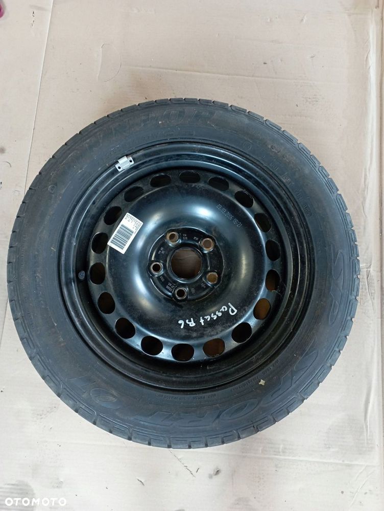 VW PASSAT B6 KOŁO ZAPASOWE ZAPAS 215/55 16" 5X112 ET45 3C0601027 - 1