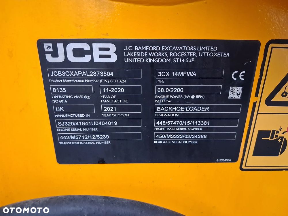 JCB 3 CX ECO, Joystick - 15