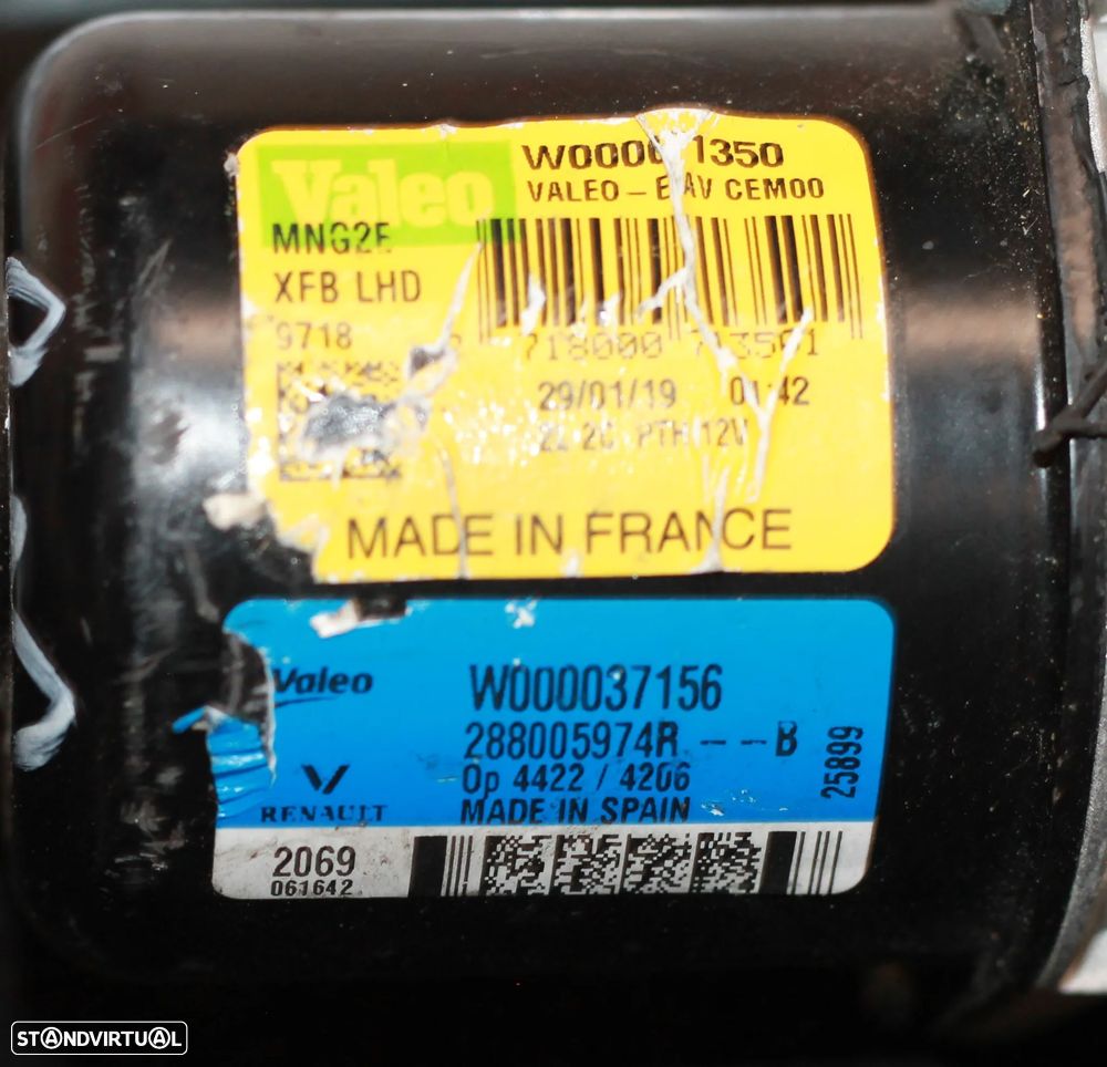 MOTOR LIMPA PARA-BRISAS RENAULT MÉGANE IV - 4