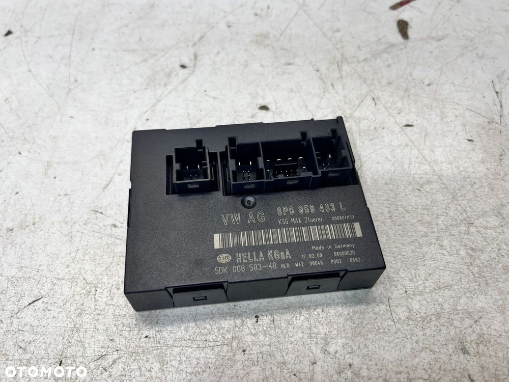 MODUŁ STEROWNIK KOMFORTU AUDI A3 8P 8P0959433L - 1