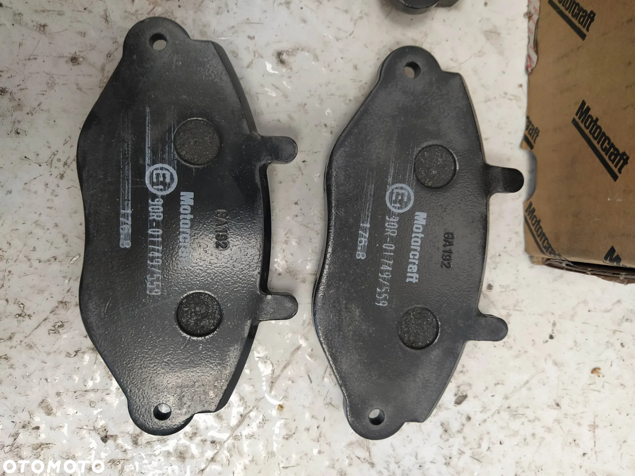 FORD TRANSIT 1992-2000 KLOCKI HAMULCOWE PRZÓD PRZEDNIE NOWY ORYGINAŁ - 4