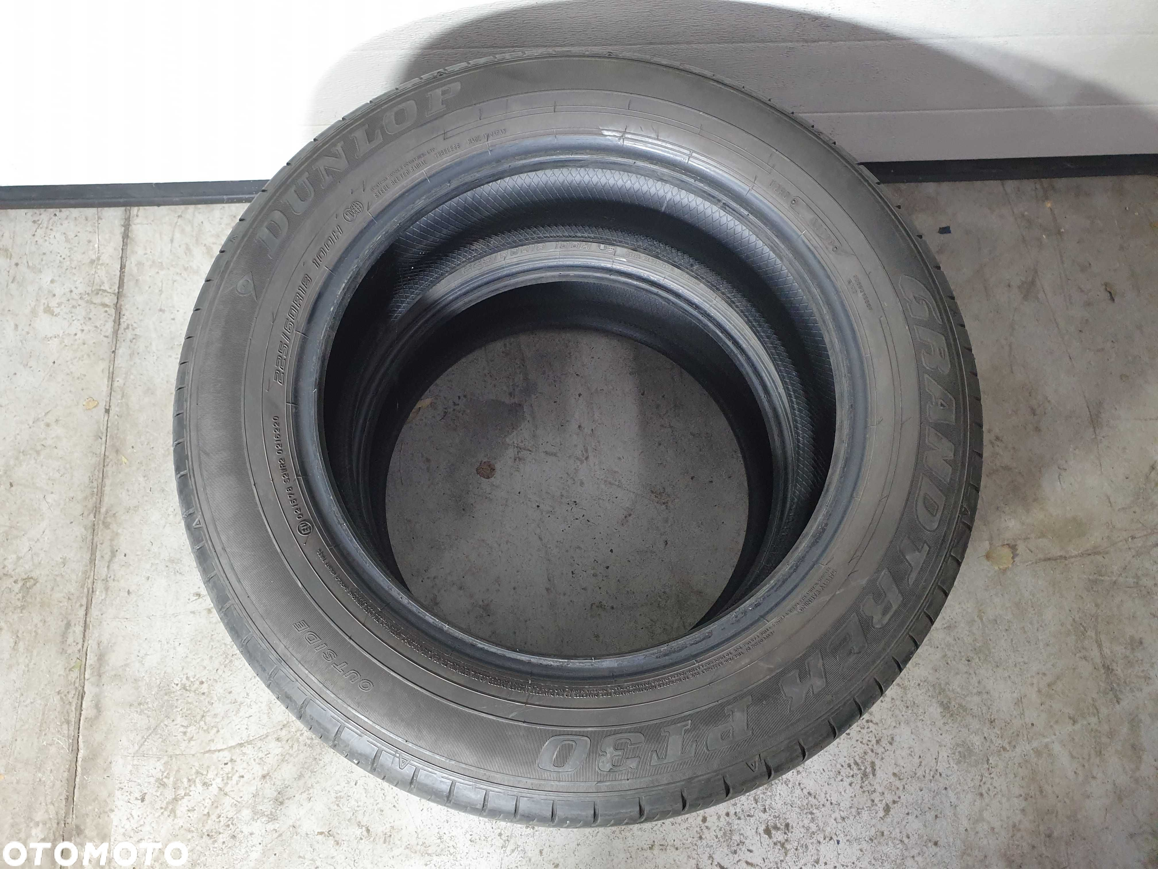 2szt. 225/60/18 100H Dunlop Grandtrek PT30 5,5mm 2019r [ 898 ] - 2