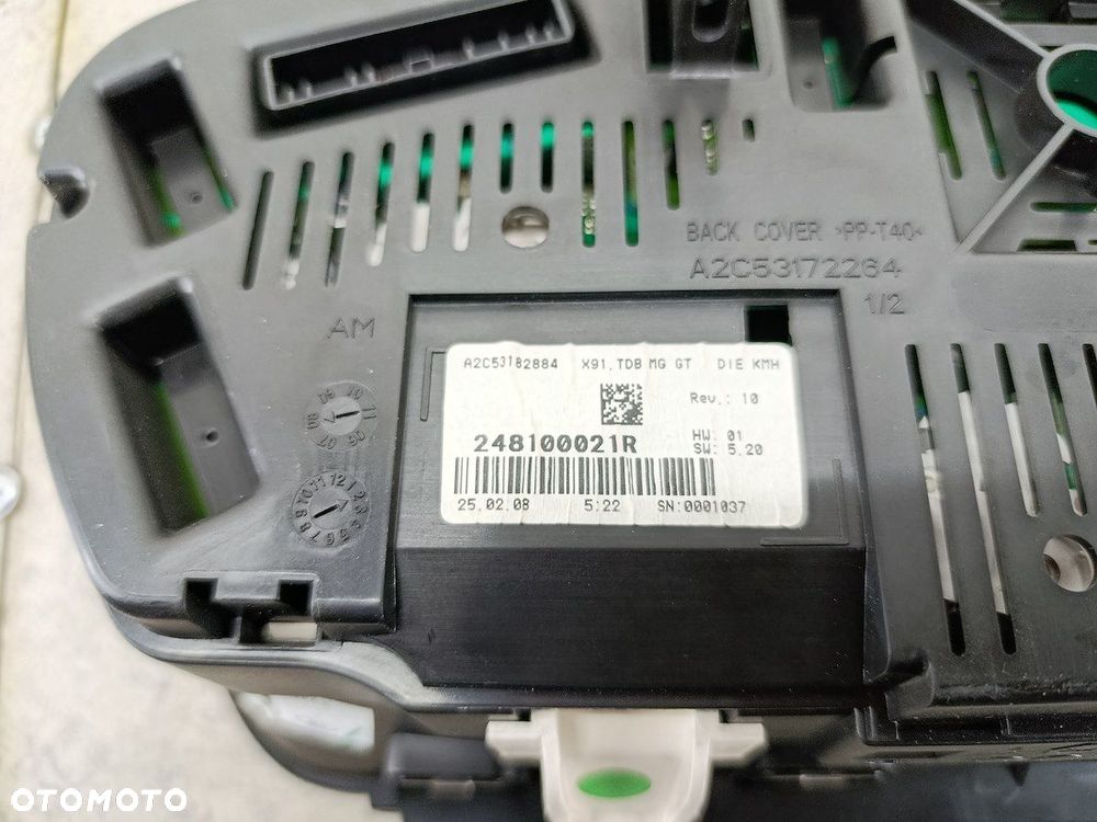 LICZNIK RENAULT LAGUNA III 248100021R A2C53182884 2.0 DCI - 6