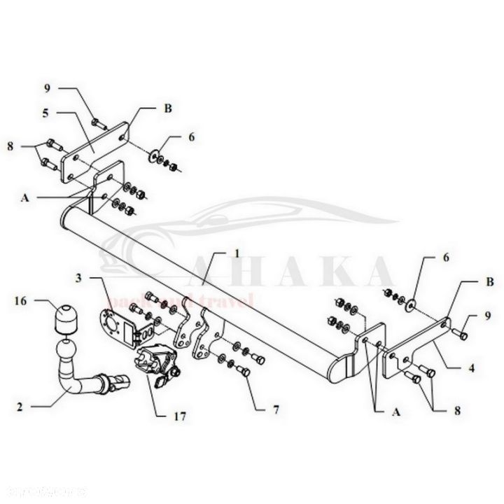 Hak Holowniczy Automat Do Citroen Zx Hatchback 1991-1997 - 3