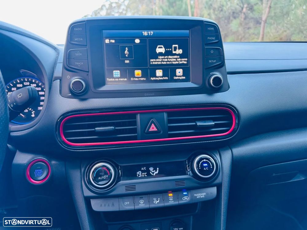 Hyundai Kauai 1.0 T-GDi Premium Pele/Tec.Vermelho - 27