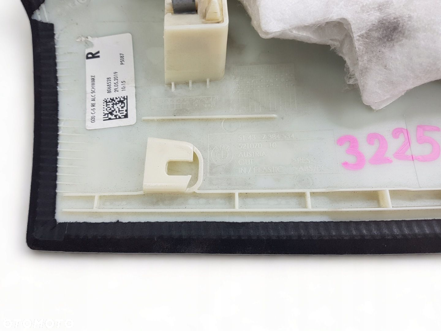 Osłona Tapicerka Słupka C Prawy Tył BMW M5 G30 F90 7384534 - 6