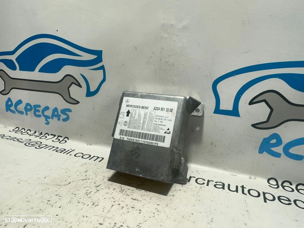 .Módulo Centralina Airbag SRS Mercedes Benz A2049013502 2001 - 2017 - 5