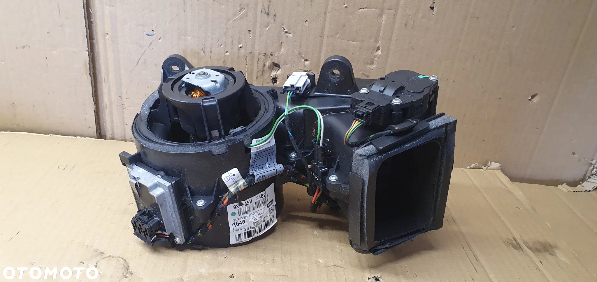 Nagrzewnica obudowa nagrzewnicy silnik rezystor kompletna Mercedes ML W164 A1648300008 - 2