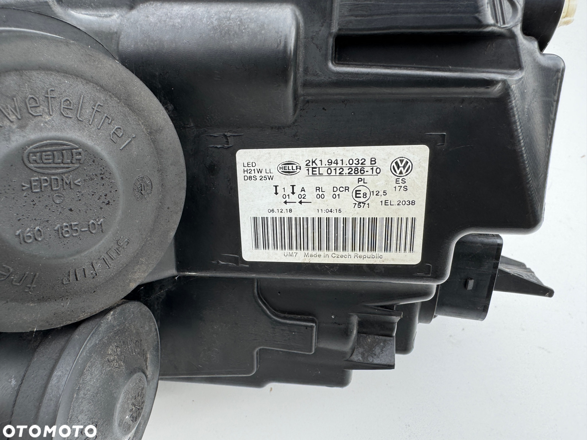 Reflektor Xenon lampa przednia 2K1951032B VW CADDY 2K strona prawa - 3