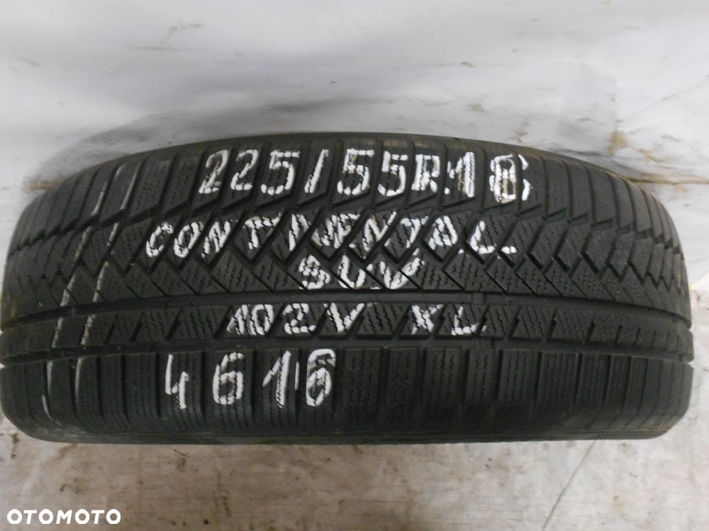 OPONA POJEDYNKA 225/55R18 CONTINENTAL WINTER CONTACT TS 850P SUV XL DOT 4616 6.8MM - 1