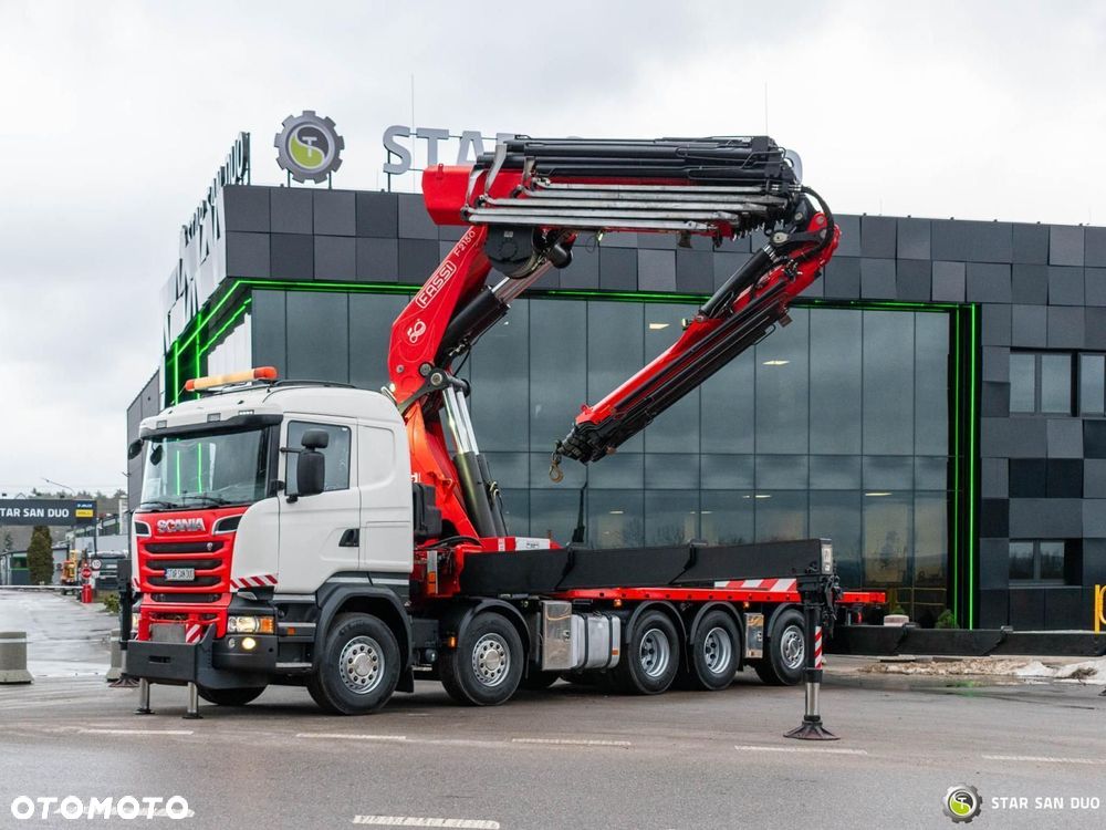 Scania R520 10x4 FASSI F2150RAL.2.28 HDS Żuraw Wciągarka - 4