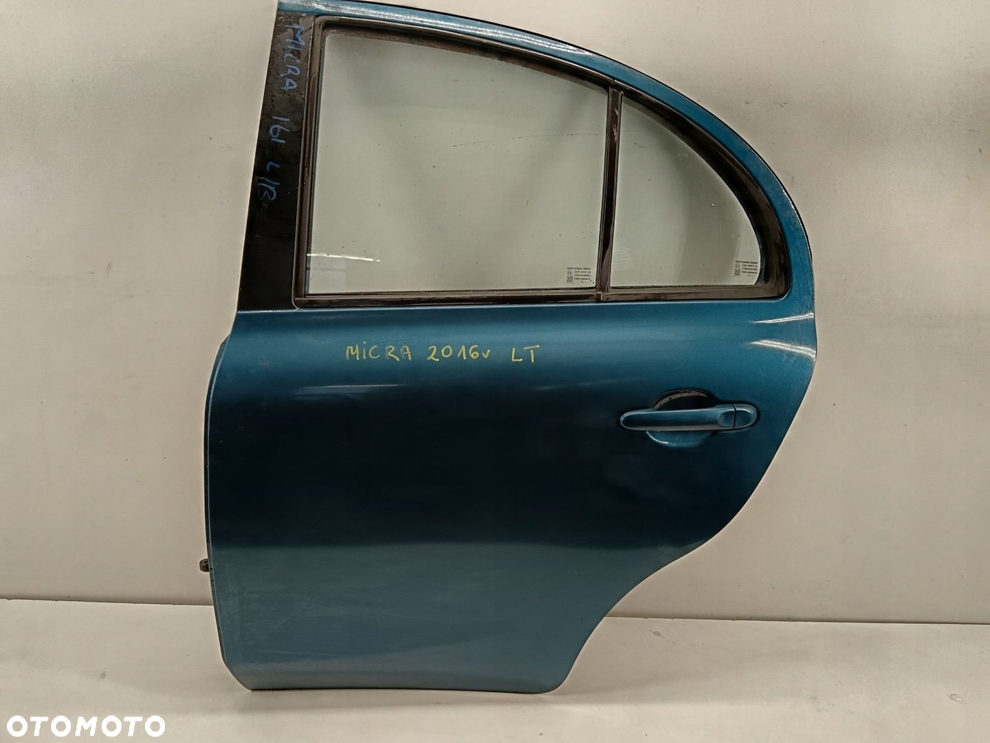 DRZWI LEWY TYŁ TYLNE NISSAN MICRA K13 10-17 - 2