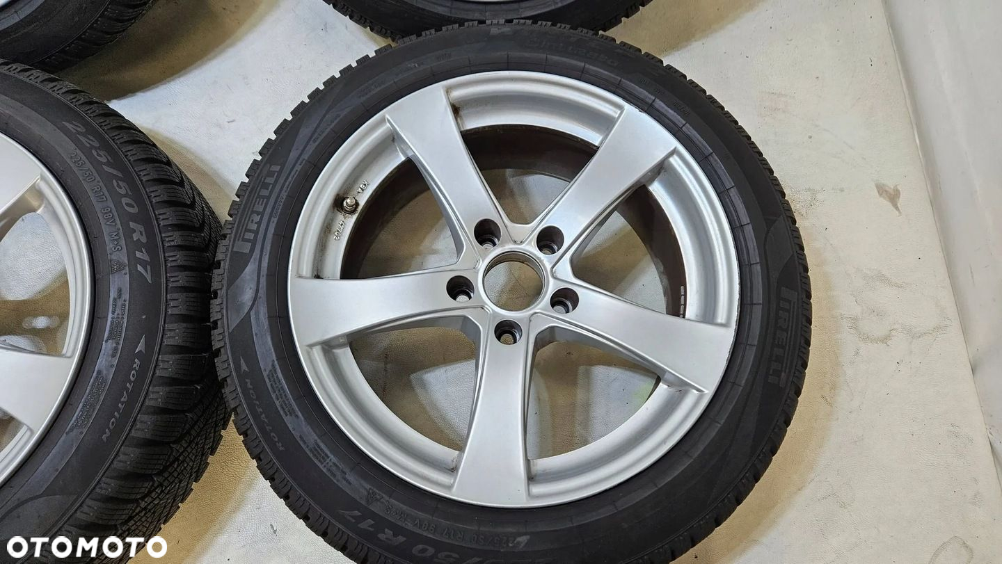 KOMPLET FELG DEZENT BMW 8.0Jx17 ET18 5x120 OPONY FIRELLI WINTER 2 225/50/17 - 9