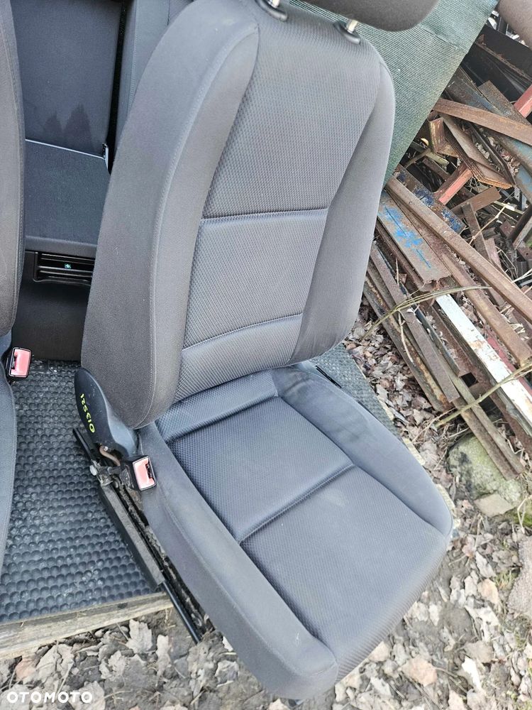 Fotele Fotel Kanapa Składana Welur Czarny Soul Podłokietnik Audi A4 B6 B7 Sedan Kombi Komplet - 11