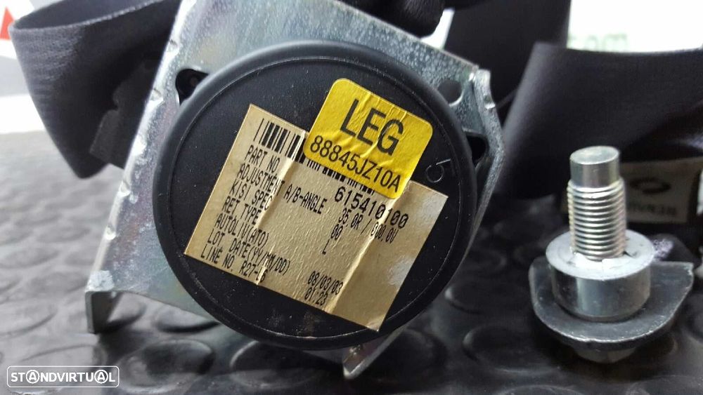 CINTO DE SEGURANÇA TRASEIRO ESQUERDO RENAULT KOLEOS DYNAMIQUE PACK1 - 4