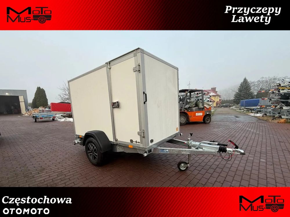 Saris Przyczepa kontener Saris VAN BODY 256x134x150 1300kg 1 oś furgon rampa - 1