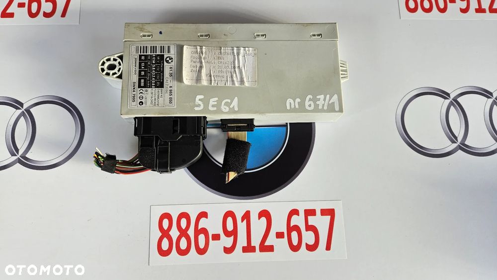BMW 5 E60 E61 6 E63 E64 Moduł komfortu Sterownik CAS 6965050 - 1