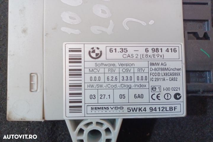 Modul confort 6981416 6981416 BMW Seria 3 E90 [2004 - 2010] Sedan 318 - 3