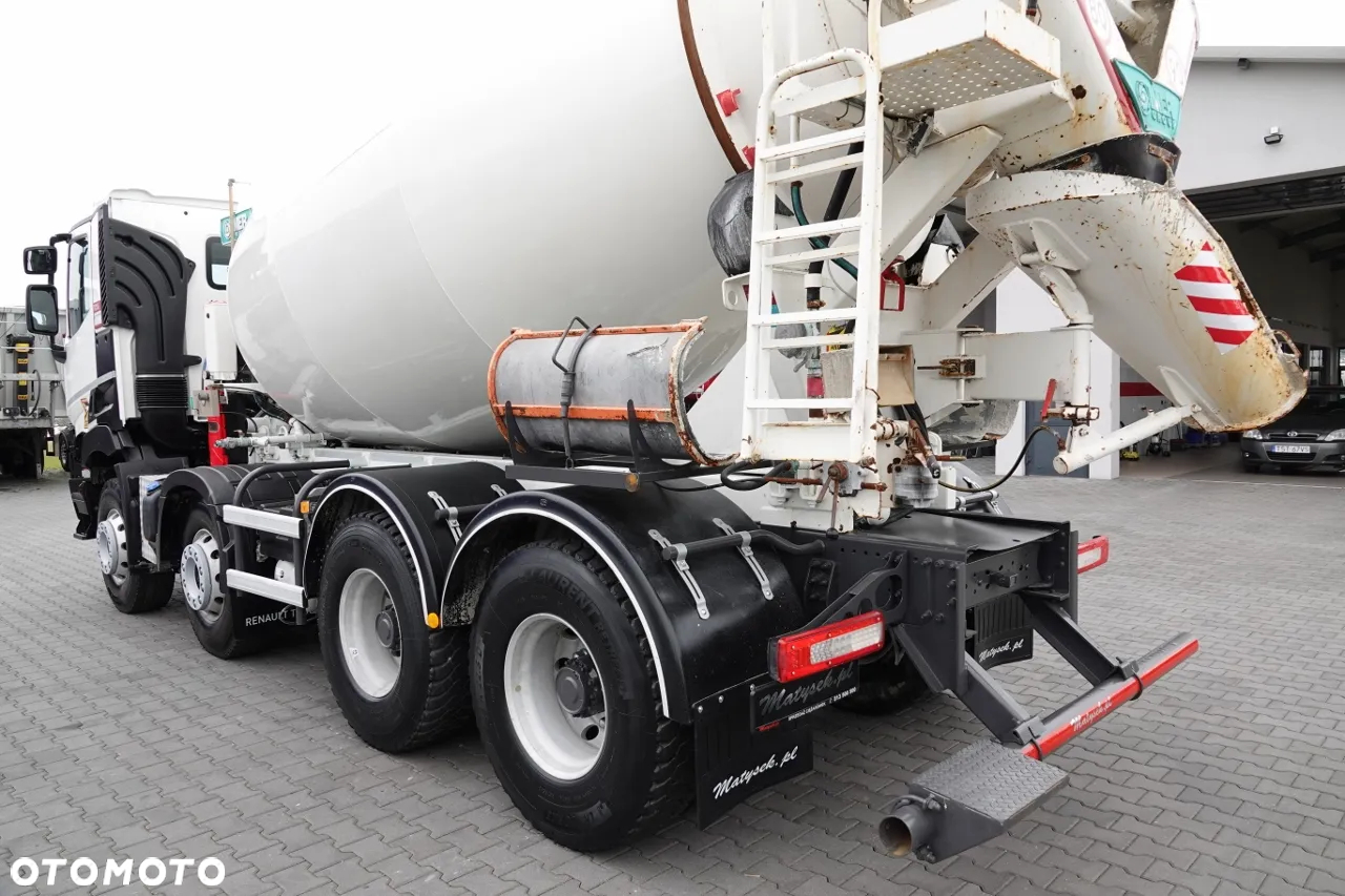 Renault T 460 / 8X4 / BETONOMIESZARKA / GRUSZKA 9M3 / IMER / ALUFELGI / EURO 6 - 9