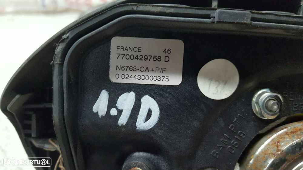 AIRBAG FRENTE ESQUERDO RENAULT KANGOO (F/KC0) 1.9 DIESEL - 4