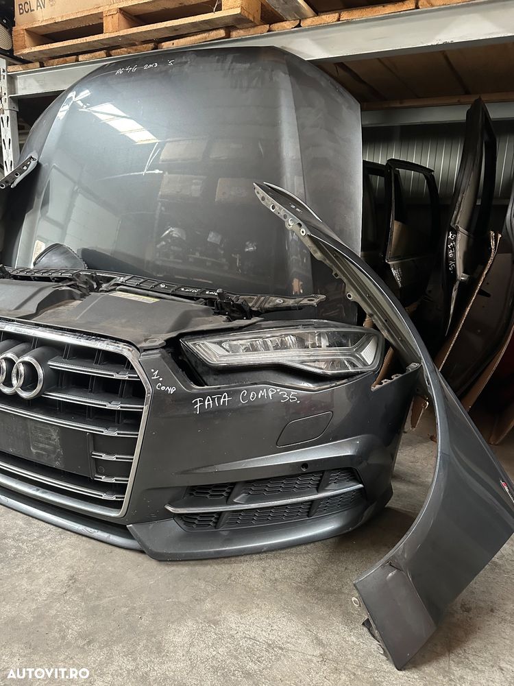 Fata completa AUDI A6 C7 facelift S-line cu faruri full led an 2017 - 2