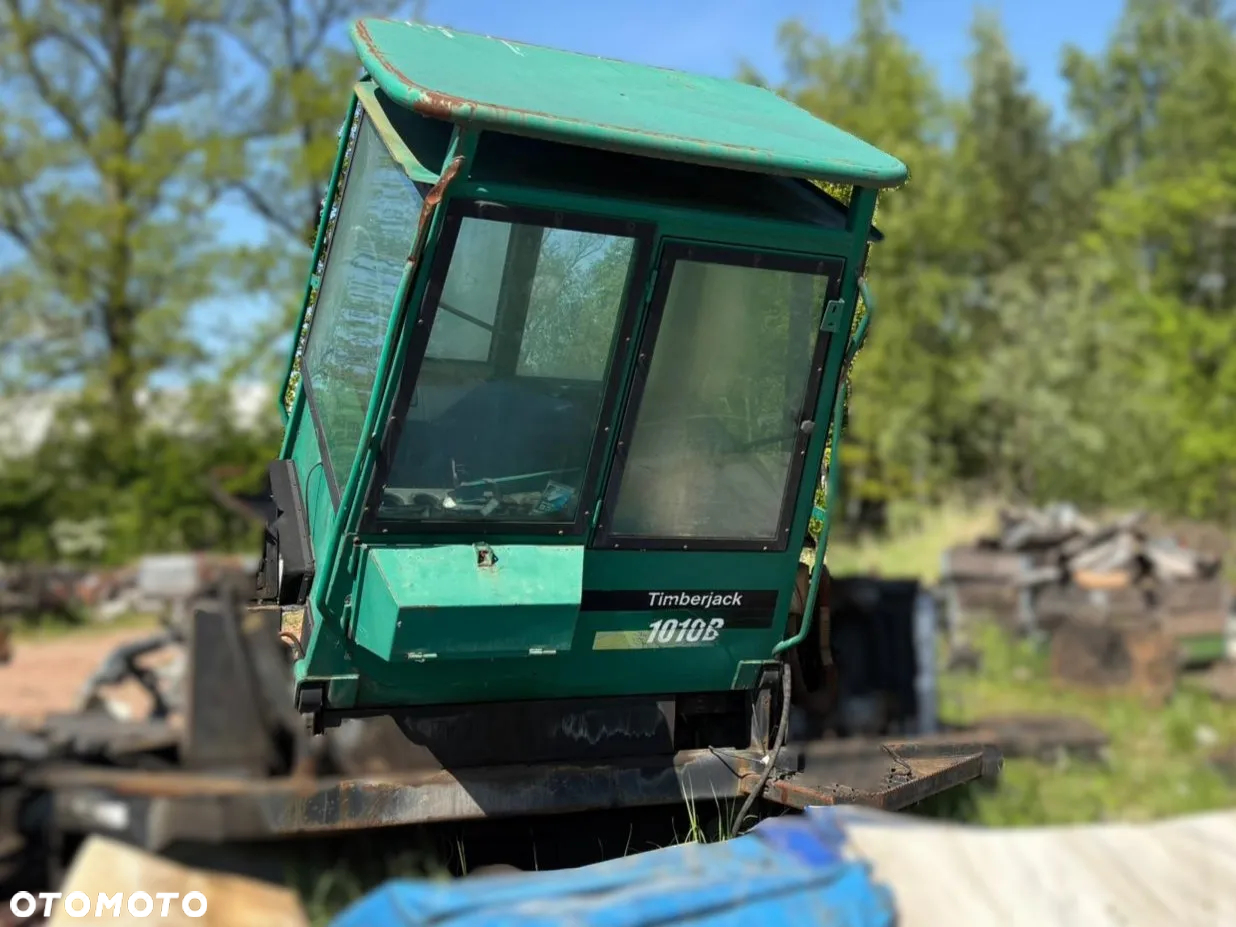 TIMBERJACK 1010B FORWARDER CZĘŚĆI KABINA SILNIK CHŁODNICA MOST RAMA INNE - 14