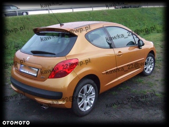PEUGEOT 207 SPOILER LOTKA SPOJLER NA KLAPĘ PODKŁAD - 2