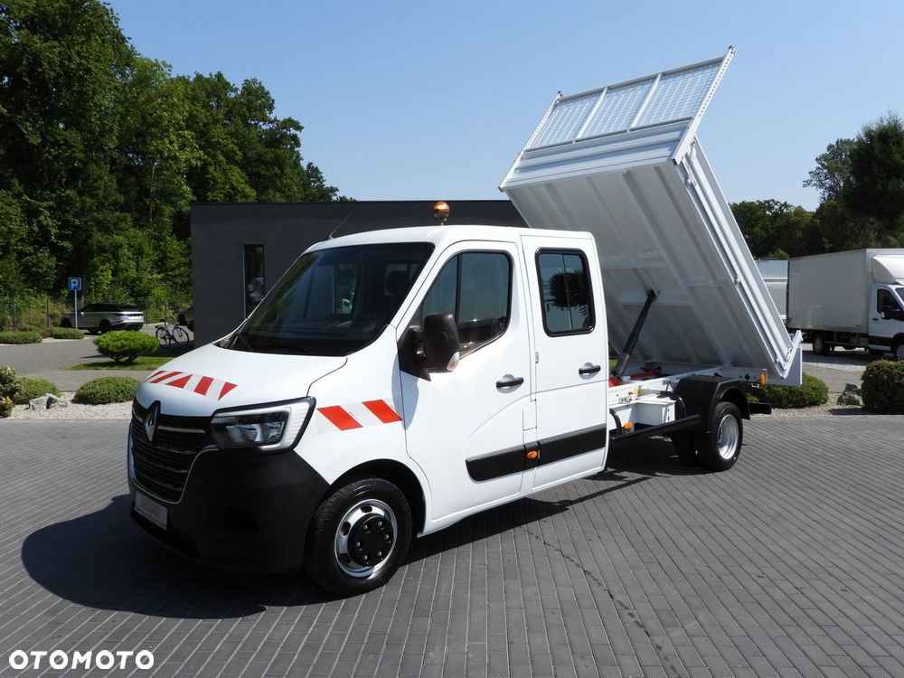 Renault MASTER WYWROTKA PODWÓJNA KABINA DOKA 6 MIEJSC TEMPOMAT LEDY BLIŹNIACZE KOŁA KLIMATYZACJA  130KM - 7