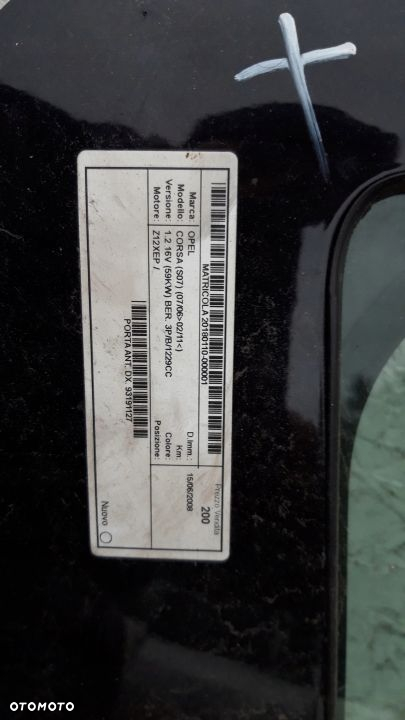 DRZWI PRAWY PRZÓD PRAWE przednie opel corsa d 3d - 3