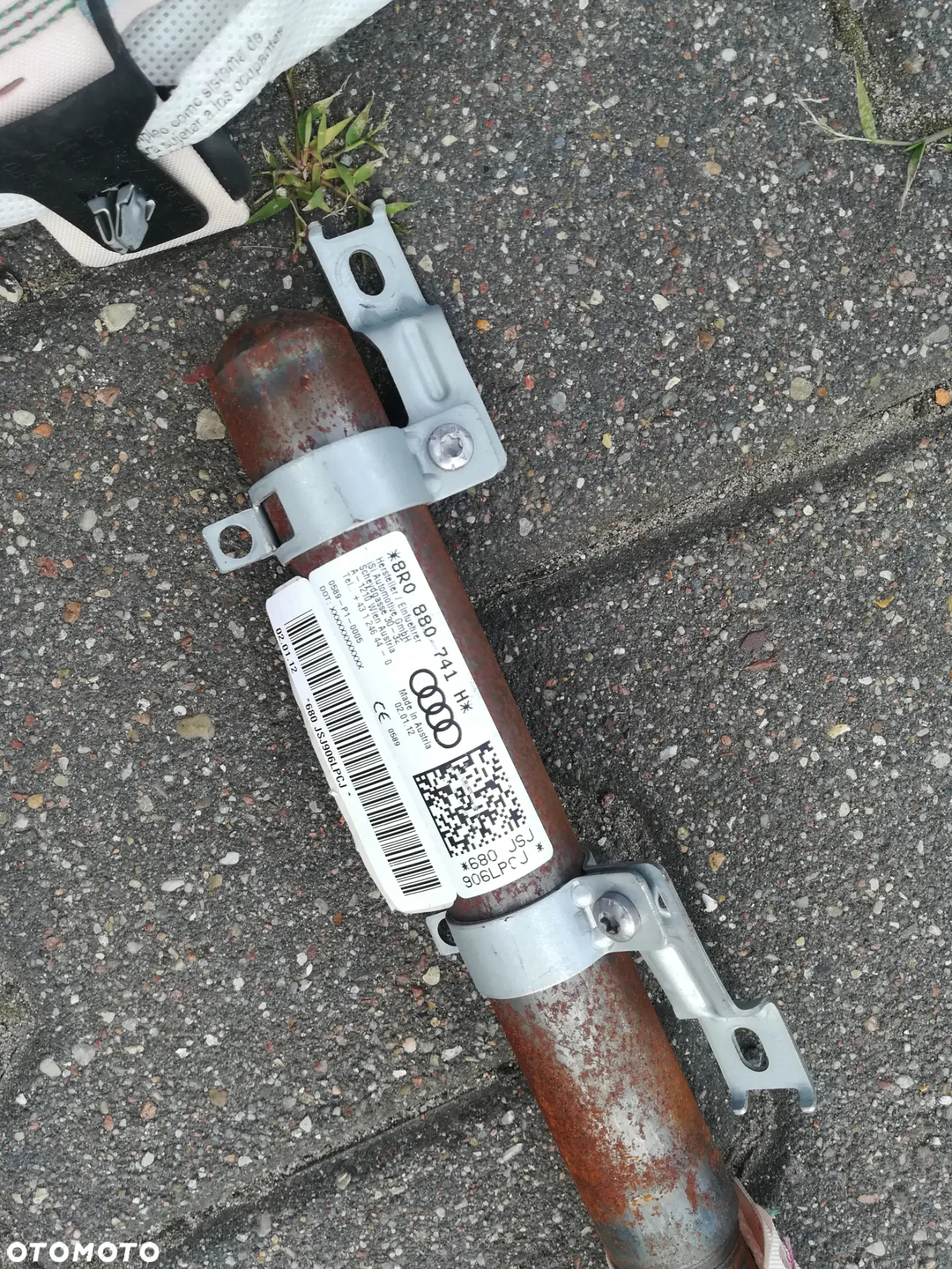 DESKA ROZDZIELCZA, PODUSZKA KIEROWCY, PODUSZKA PASAŻERA PO WYSTRZALE AUDI Q5 8R - 17