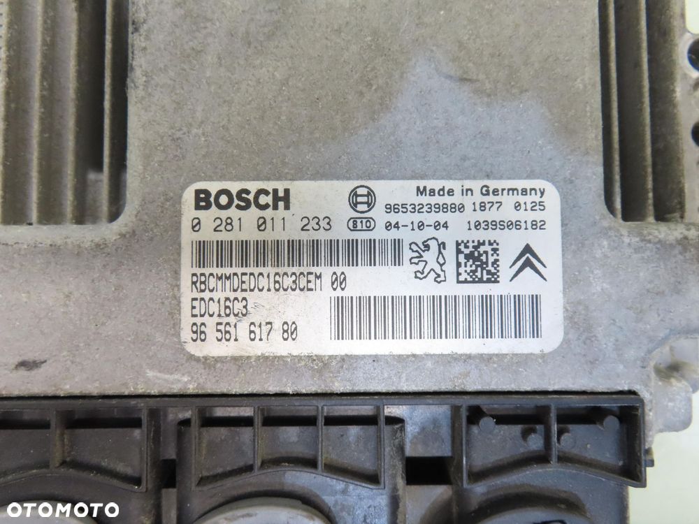 STEROWNIK CITROEN XSARA PICASSO I 1.6 HDi 0281011233 9656161780 - 6