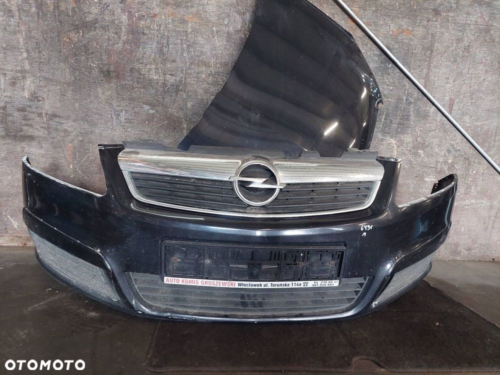 KOMPLETNY PRZÓD MASKA ZDERZAK LAMPA BŁOTNIK OPEL ZAFIRA B Z20R - 11