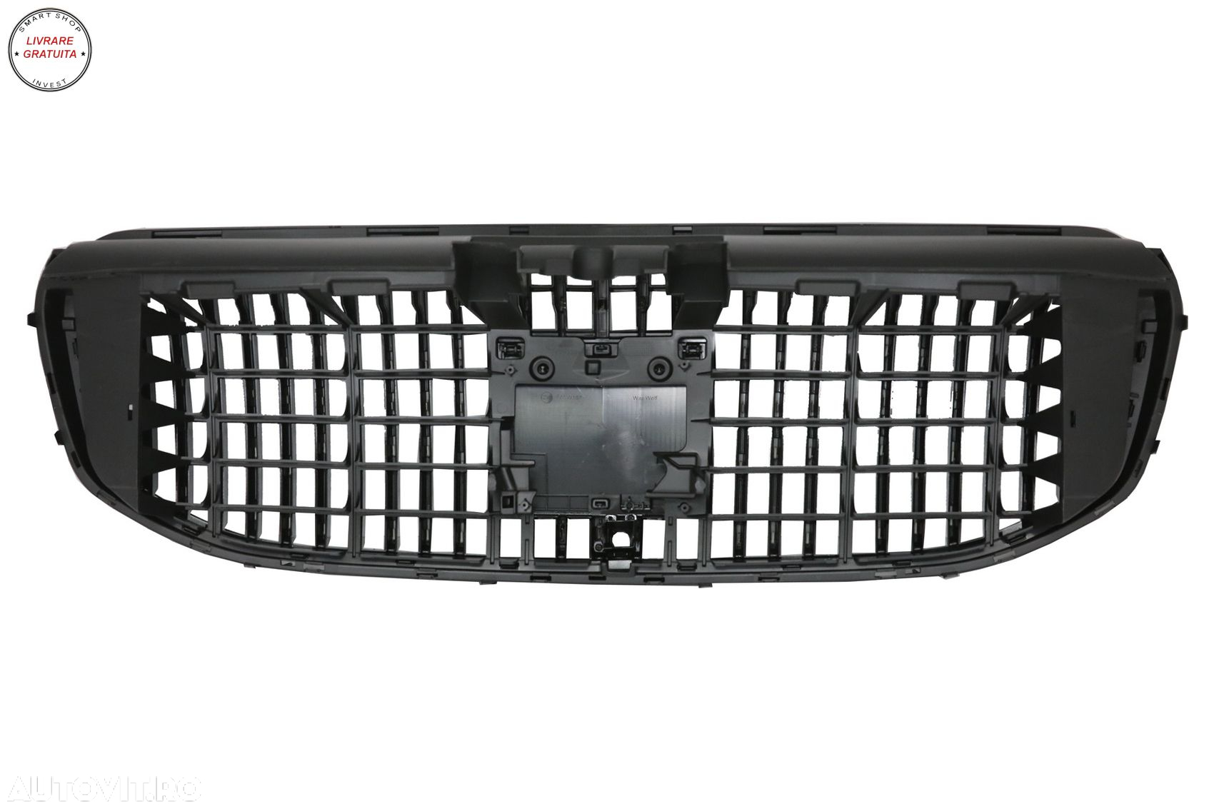 Grila Centrala Mercedes GLS SUV X167 (2019-2023) M Look Negru Lucios- livrare gratuita - 4