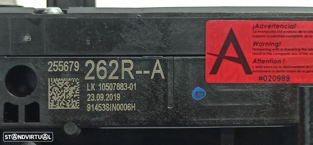 BLOCO DE CONTROLE MULTIFUNÇÕES RENAULT CLIO V ZEN - 4