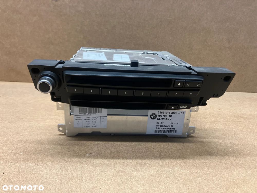 CZYTNIK NAWIGACJI BMW E60 E61 RADIO CCC LIFT POLSKE MENU 9159022 DVD NAVI NAWIGACJA - 1